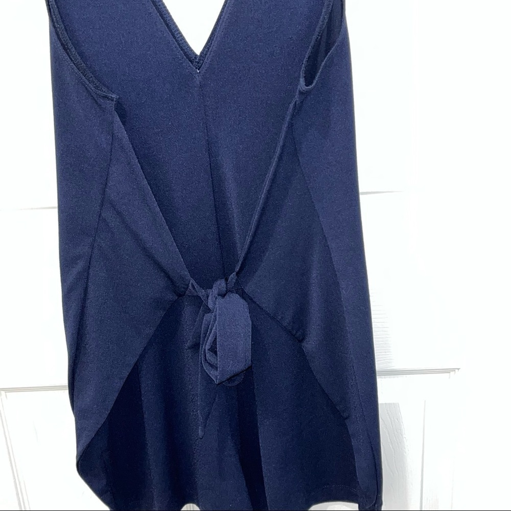 BCBGeneration Navy Sleeveless Romper | XS - Picture 2 of 5